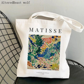 Γυναικεία τσάντα Shopper Grand palalis vintage Matisse the cut outs Έκθεση Διαφημιστική τσάντα Harajuku Shopping Canvas Shoulder Lady Bag