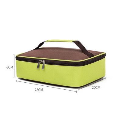 Velika četvrtasta prijenosna termo torba za ručak Thicken Cooler Ice Pack Izolirana torbica za hranu Torbice za piknik Vrećica za djecu