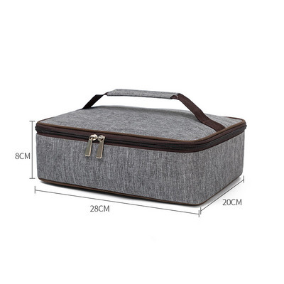 Velika četvrtasta prijenosna termo torba za ručak Thicken Cooler Ice Pack Izolirana torbica za hranu Torbice za piknik Vrećica za djecu