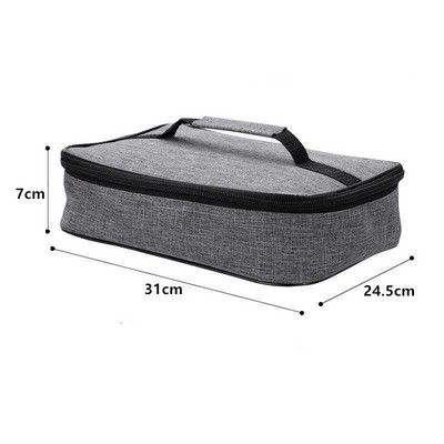 Velika četvrtasta prijenosna termo torba za ručak Thicken Cooler Ice Pack Izolirana torbica za hranu Torbice za piknik Vrećica za djecu