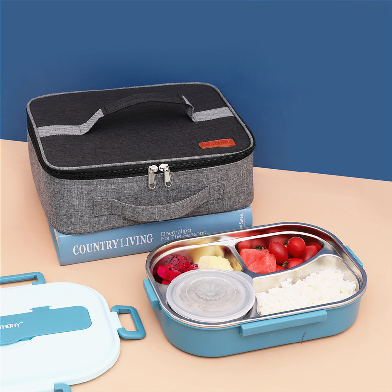 Velika četvrtasta prijenosna termo torba za ručak Thicken Cooler Ice Pack Izolirana torbica za hranu Torbice za piknik Vrećica za djecu