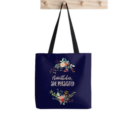 Shopper One Tree Hill Friends Nyomtatott táska női Harajuku vásárló kézitáska lány Vállas bevásárlótáska Lady Canvas Bag