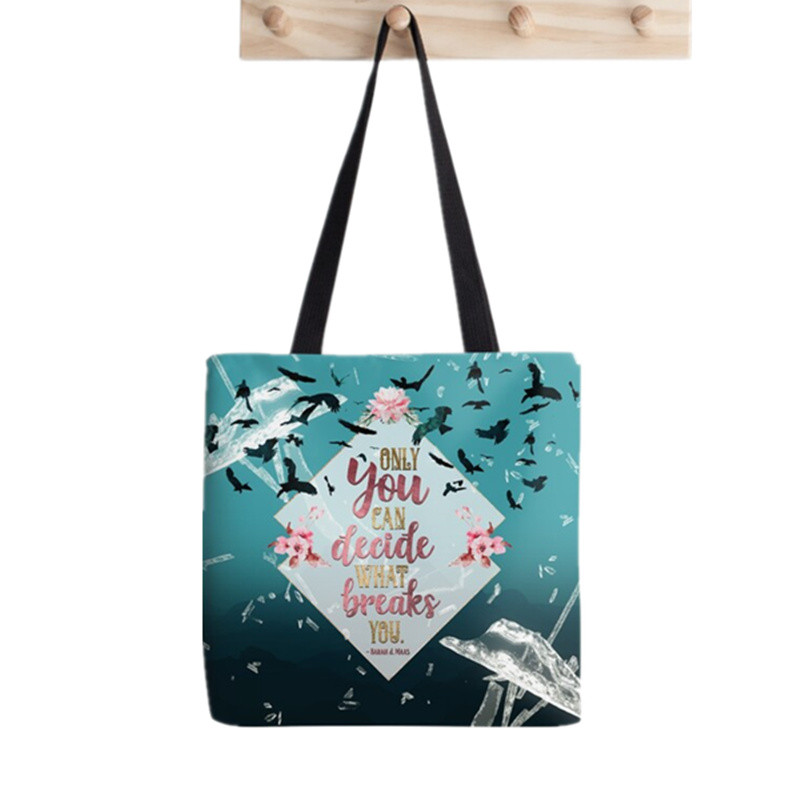 Shopper One Tree Hill Friends Nyomtatott táska női Harajuku vásárló kézitáska lány Vállas bevásárlótáska Lady Canvas Bag