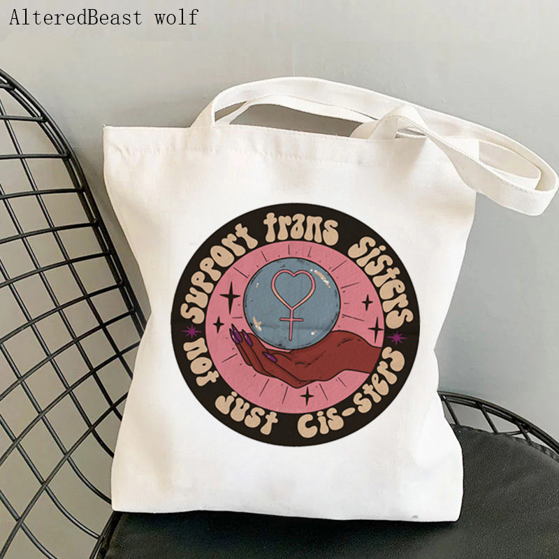 Ženska torba na rame VJEŠTIČKI UZORAK magična tarot karta vještičja platnena torba s printom Harajuku torba za kupnju torba za djevojku Tote Lady Bag