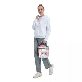 Ταινία Marie Cat Insulated Lunch Tote Bag for Women Funny Film Kitten Resuable Thermal Cooler Bento Box Work School Travel