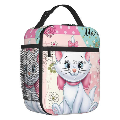 Movie Marie Cat Izolirana torba za ručak za žene Funny Kitten Film Toplinski hladnjak za ponovno korištenje Bento kutija Posao Škola Putovanja