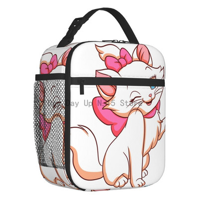 Movie Marie Cat Izolirana torba za ručak za žene Funny Kitten Film Toplinski hladnjak za ponovno korištenje Bento kutija Posao Škola Putovanja