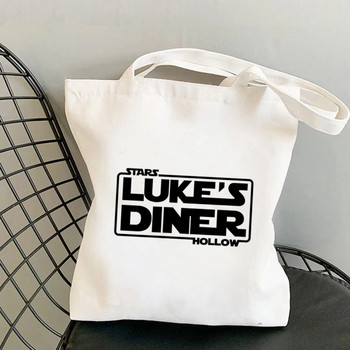 2021 Shopper Gilmore Girls Luke\'s Printed Tote Bag γυναικεία τσάντα Harajuku shopper Τσάντα ώμου Lady Canvas Bag