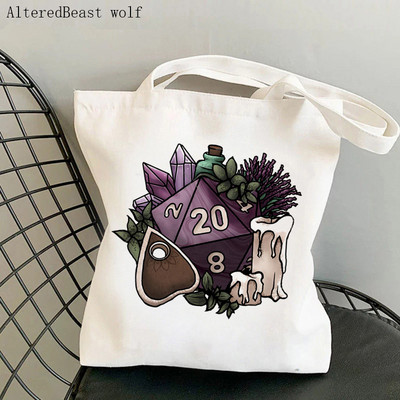 Ženska torba za kupovinu magija Vještice Brew Tarot karta vještičja torba Harajuku Shopping Platnena torba za kupovinu torba za djevojku Ženska torba na rame