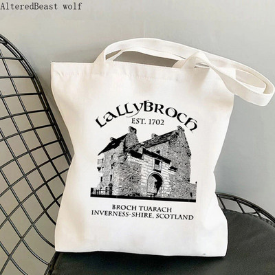 Ženska torba za kupnju ljubavnica Outlander Printed Kawaii torba Harajuku Shopping platnena torba za kupnju torba za djevojku Ženska torba na rame