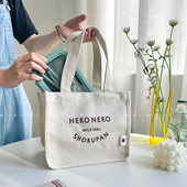 Jauna audekla pusdienu soma pusdienu kastīte piknika maza rokassomiņa vakariņu konteiners kokvilnas auduma atkārtoti lietojami pārtikas uzglabāšanas maisiņi biroja dāmai