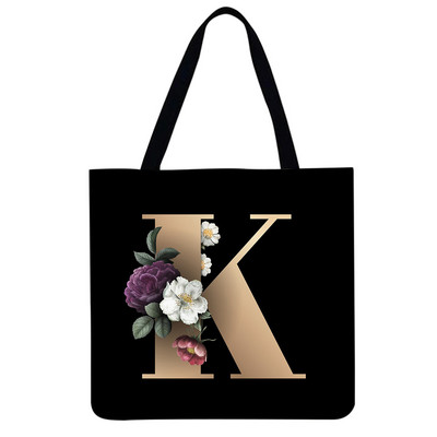 Γυναικείες τσάντες ώμου casual Τσάντες τσάντες λινό πάρτι Alphabet στάμπες Τσάντες τσάντες μεγάλης χωρητικότητας