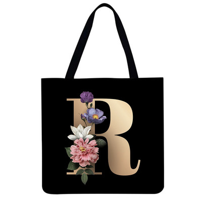 Γυναικείες τσάντες ώμου casual Τσάντες τσάντες λινό πάρτι Alphabet στάμπες Τσάντες τσάντες μεγάλης χωρητικότητας