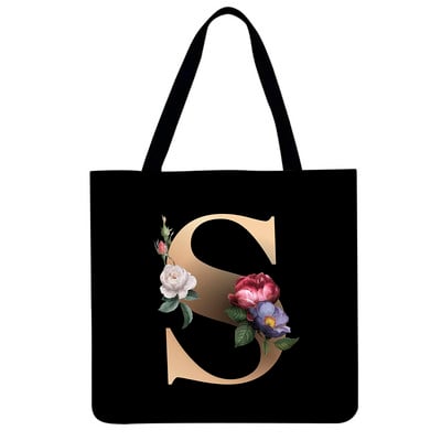 Γυναικείες τσάντες ώμου casual Τσάντες τσάντες λινό πάρτι Alphabet στάμπες Τσάντες τσάντες μεγάλης χωρητικότητας