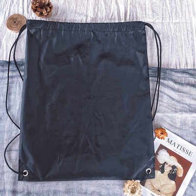 Rucsac cu șnur, imprimeu cu alfabet Kawaii, bărbați, femei, și genți de sport portabile Geanta albă cu șnur Rucsac școlar pentru copii