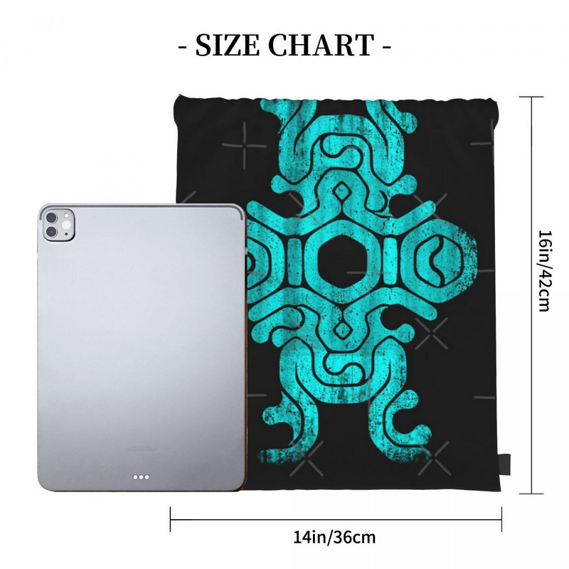 Shadow Of The Colossus Sigil Mark Genți cu șnur Rucsaci Geanta Femeie Geantă Femeie Genți pentru fete Geanta cu șnur Rucsac