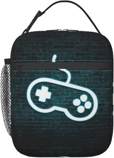 Kontroler za video igre Kutija za ručak Djeca Dječaci Djevojčice Izolirana torba za ručak za žene Muškarci Termalne torbe za ručak Bento kutija Kutija za ručak za odrasle