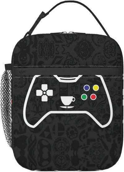 Kontroler za video igre Kutija za ručak Djeca Dječaci Djevojčice Izolirana torba za ručak za žene Muškarci Termalne torbe za ručak Bento kutija Kutija za ručak za odrasle