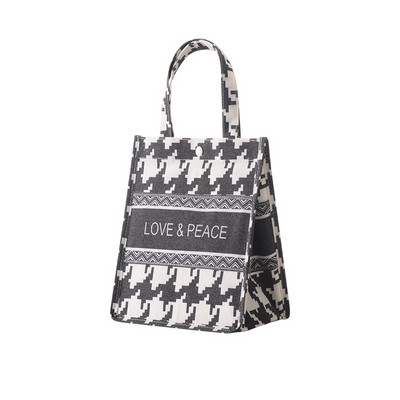 Modna ženska torba za ručak Velika torba za kutiju za ručak za piknik Izolirane rashladne torbe Torbica za svježu hranu Bento Bolsas De Almuerzo Lonchera