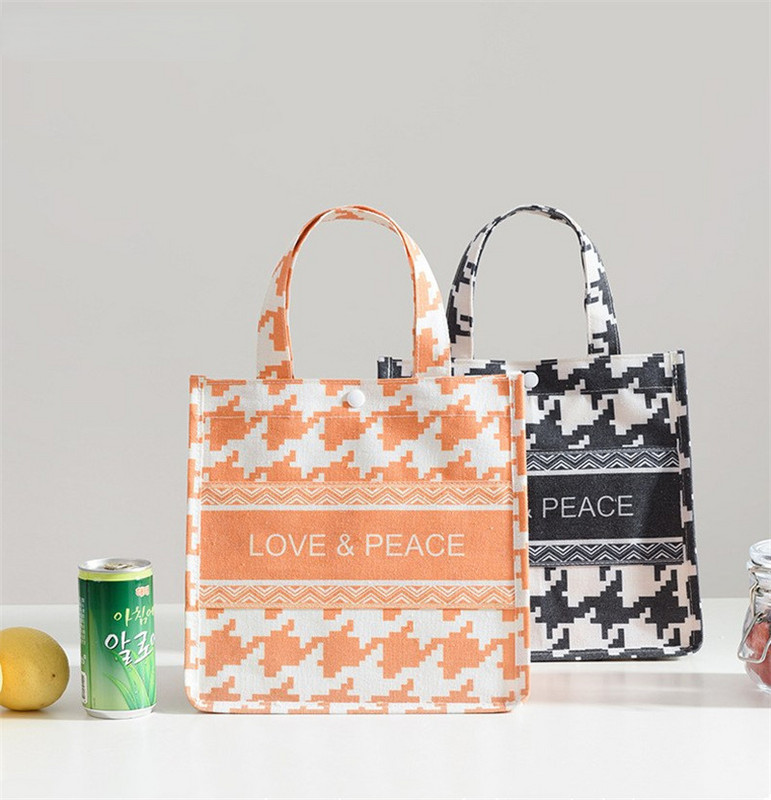 Modna ženska torba za ručak Velika torba za kutiju za ručak za piknik Izolirane rashladne torbe Torbica za svježu hranu Bento Bolsas De Almuerzo Lonchera