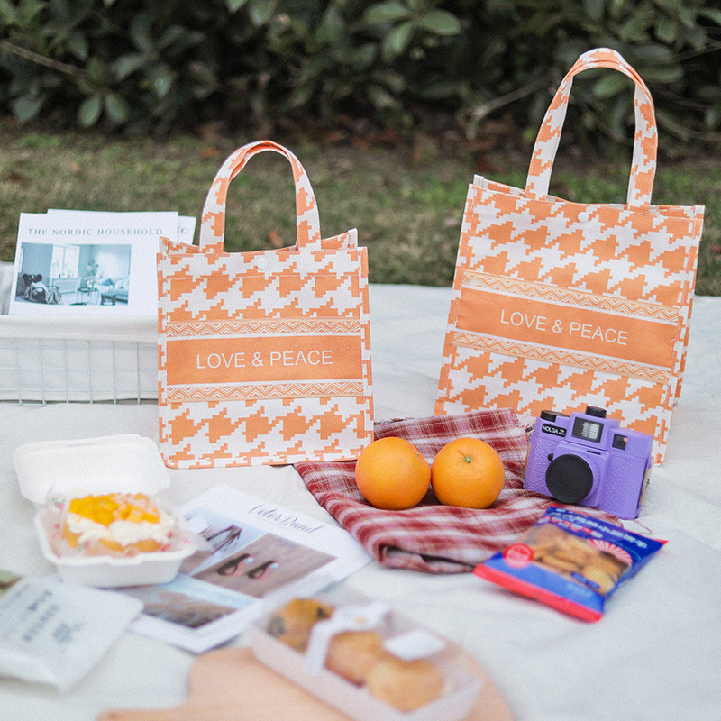 Modna ženska torba za ručak Velika torba za kutiju za ručak za piknik Izolirane rashladne torbe Torbica za svježu hranu Bento Bolsas De Almuerzo Lonchera