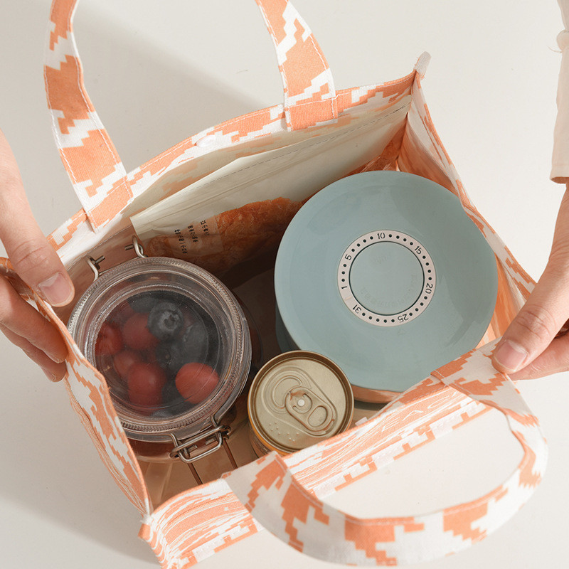 Modna ženska torba za ručak Velika torba za kutiju za ručak za piknik Izolirane rashladne torbe Torbica za svježu hranu Bento Bolsas De Almuerzo Lonchera