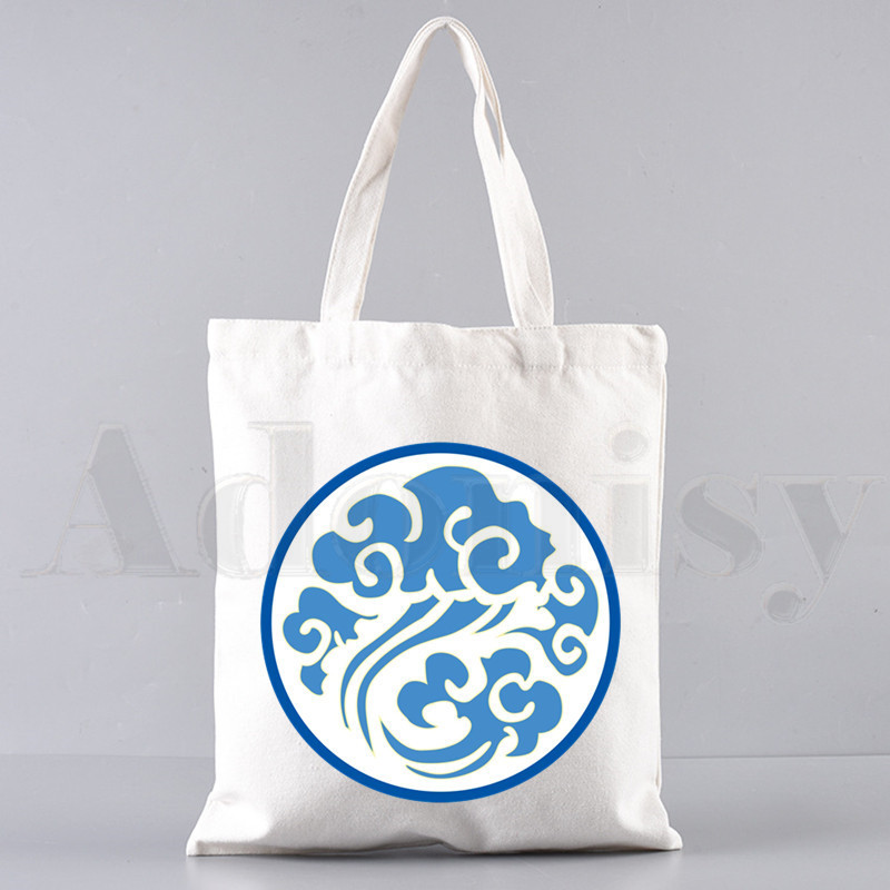 Anime Mo Dao Zu Shi Wei WuXian Lan Wangji Harajuku Rankinės Pečių Krepšiai Laisvalaikio apsipirkimas Merginų rankinės Moteriškas Elegantiškas drobinis krepšys