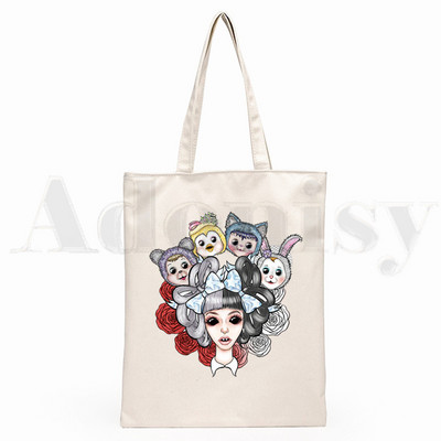 Cry Baby Melanie Martinez Esztétikus design vállvászon táskák nagy kapacitású College Harajuku kézitáska női táska bevásárlótáska