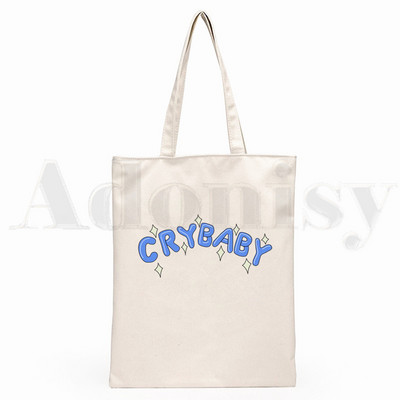 Cry Baby Melanie Martinez Esztétikus design vállvászon táskák nagy kapacitású College Harajuku kézitáska női táska bevásárlótáska