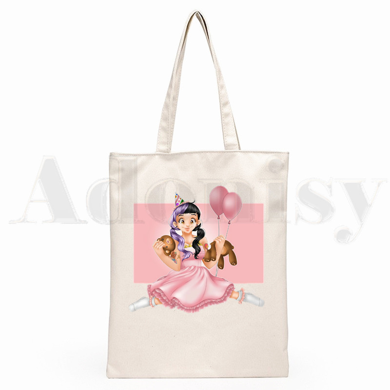 Cry Baby Melanie Martinez Esztétikus design vállvászon táskák nagy kapacitású College Harajuku kézitáska női táska bevásárlótáska