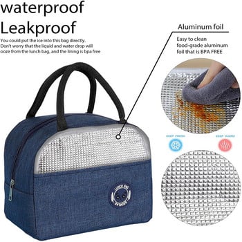 Τσάντα μεσημεριανού γεύματος Thermal Cooler Tote for Work Μονωμένο φερμουάρ από καμβά Ταξίδι Τσάντες αποθήκευσης τροφίμων για πικνίκ Τσάντα Unisex σειρά Friends