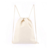 Pamučni ruksak s uzicom Gym Sacks Canvas Cinch Sport Pack za muškarce, žene F3MD