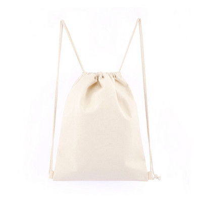 Pamučni ruksak s uzicom Gym Sacks Canvas Cinch Sport Pack za muškarce, žene F3MD