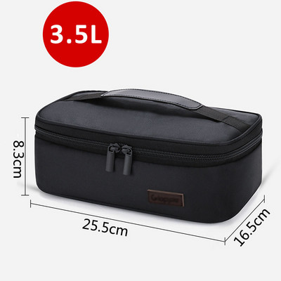 Aosbos Fashion hordozható négyzet alakú szigetelt vászon ebédtáska 2022 termikus élelmiszer piknik ebédtáska női gyerekeknek férfi hűtőtáska ebédlődobozban