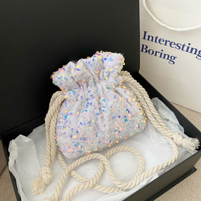 Virveliniai Krepšiai Blizgučiai Kryžminis Vakarėlis Pirkinių Piniginės Sukurtos Mažos Moteriškos Kaušeliai Mada Visoms rungtynėms Vasaros Laisvalaikis Ulzzang