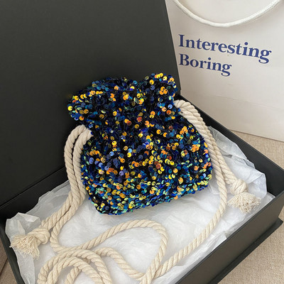 Virveliniai Krepšiai Blizgučiai Kryžminis Vakarėlis Pirkinių Piniginės Sukurtos Mažos Moteriškos Kaušeliai Mada Visoms rungtynėms Vasaros Laisvalaikis Ulzzang