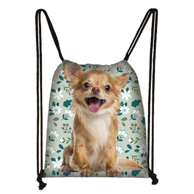 Kawaii pas Chihuahua torba s uzicom Žene Muškarci Modna torba za pohranu za putovanja Tinejdžeri Dječaci Djevojčice Ruksak Party Torbe za kupovinu