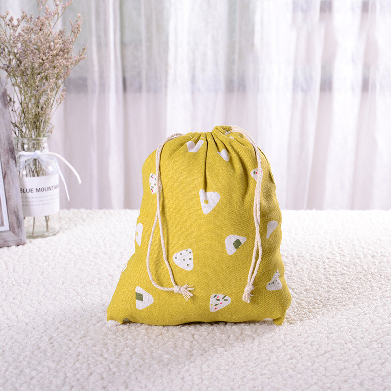 Lanena tkanina Vrećica za pohranjivanje donjeg rublja Čarape Organizator za nakit Kuhinjski ekološki držač za brašno Držač za rižu Torba za kupovinu