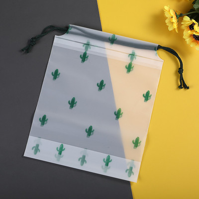 LAYRUSSI Prozirna kozmetička torbica Prijenosna putna torbica za pranje džepova Džepovi za pohranjivanje s uzicama Slatka šminka Prijenosna torbica za pranje