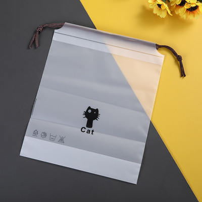 LAYRUSSI Prozirna kozmetička torbica Prijenosna putna torbica za pranje džepova Džepovi za pohranjivanje s uzicama Slatka šminka Prijenosna torbica za pranje