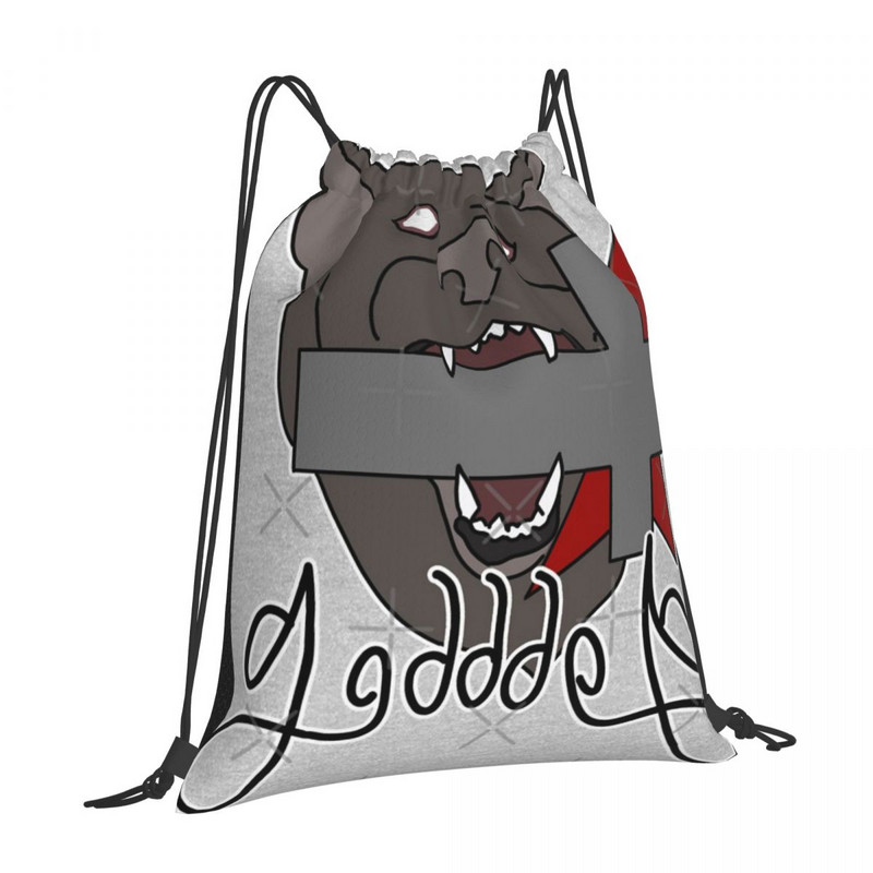 Lookism God Dog Hoodie Only On the Drawstring Torbe Ruksaci Školska ženska torba Ženski ruksak Školski ruksak