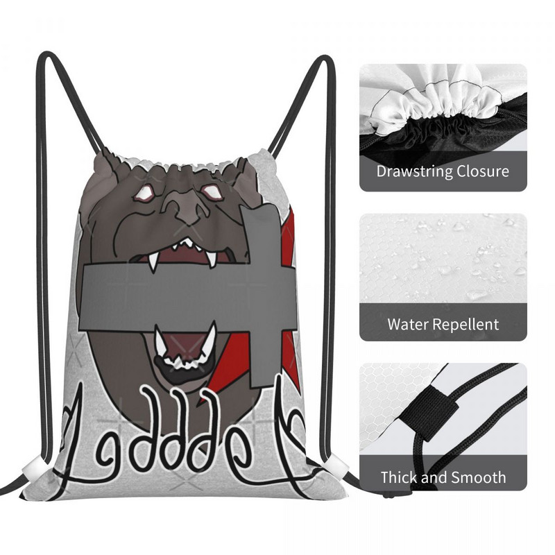 Lookism God Dog Hoodie Only On the Drawstring Torbe Ruksaci Školska ženska torba Ženski ruksak Školski ruksak