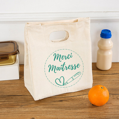 Super učiteljska funkcionalna rashladna kutija za ručak, prijenosne izolirane platnene torbe za ručak, termo školska torbica za pohranu hrane, darovi za učitelje