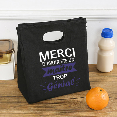 Super učiteljska funkcionalna rashladna kutija za ručak, prijenosne izolirane platnene torbe za ručak, termo školska torbica za pohranu hrane, darovi za učitelje