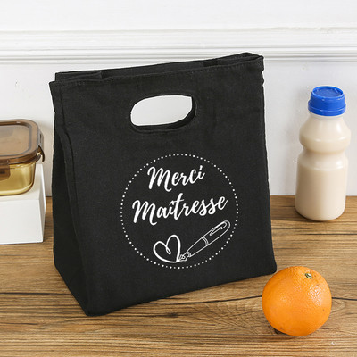 Super učiteljska funkcionalna rashladna kutija za ručak, prijenosne izolirane platnene torbe za ručak, termo školska torbica za pohranu hrane, darovi za učitelje