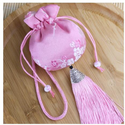 Temperamentum Tasak Divat Retro Brokát Hanfu Kiegészítők Autó akasztó Belső Dekoráció Hordozható tasak Ékszer Tárolótáskák