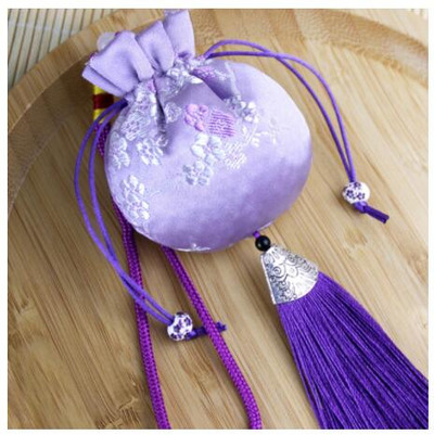 Temperamentum Tasak Divat Retro Brokát Hanfu Kiegészítők Autó akasztó Belső Dekoráció Hordozható tasak Ékszer Tárolótáskák