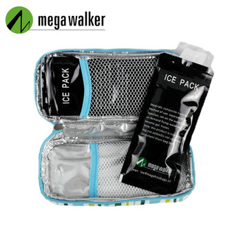 MegaWalke Insulin Cooler Bag Φορητή μονωμένη θήκη διαβητικής ινσουλίνης Cooler Box Bolsa Termica Αλουμινόχαρτο παγοθήκη