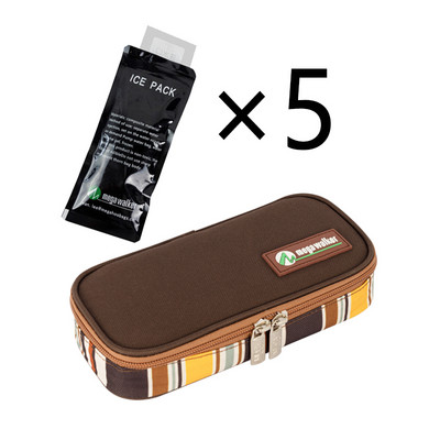 „MegaWalke“ insulino šaldymo krepšys, nešiojamasis izoliuotas diabetinis insulino kelioninis dėklas, aušintuvo dėžutė „Bolsa Termica“ aliuminio folijos ledo maišelis