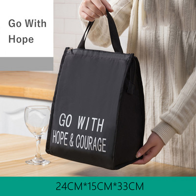 Nagy kapacitású termikus ebéddoboz táskák női gyerekeknek, oxfordi textil piknik élelmiszer Bento szigetelő hűtőtáska tárolótáska konténer